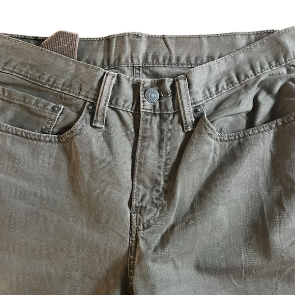 Levi’s 514 Straight Fit Pants Dusty Olive Green | Size 31x32 men’s casual denim - Picture 3 of 9